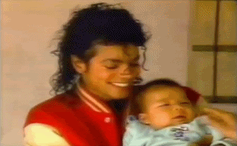 MJ и ребенка